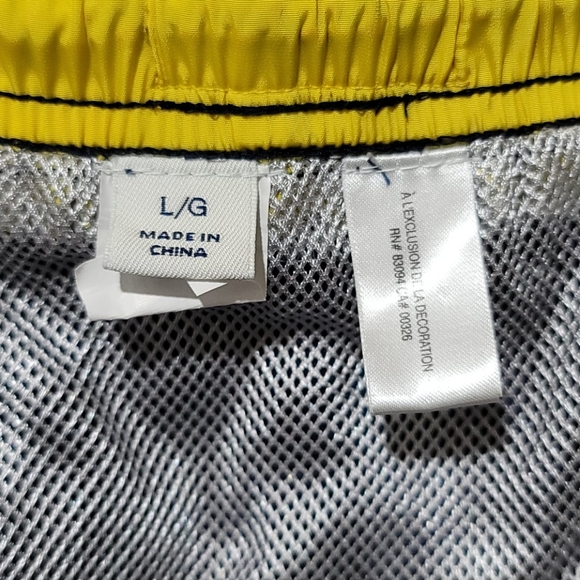 CUTTER & BUCK LARGE BLUE COLOR BLOCK MENS CASUAL SUMMER BEACH SWIM TRUNKS SHORTS - Picture 9 of 13